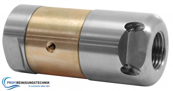 ST49.2 "VIBRA" Rotationsdüse 1/2" Innengewinde / 5 Bohrungen hinten / 3 Bohrungen seitlich / Außendurchmesser 38mm / Läge 69mm